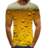 T-shirt bulles de bière homme devant