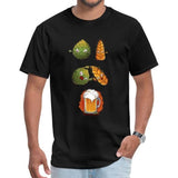 T-shirt-fusion-houblon-et-ble-en-biere-noir