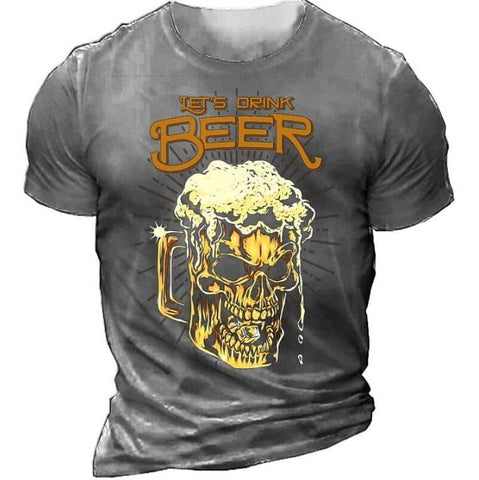 Fait Soif T-shirt Unisex Ultra Coton Bière Alcool Cadeau Homme Beer 